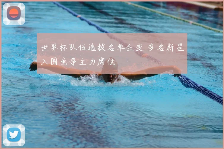 世界杯队伍选拔名单生变 多名新星入围竞争主力席位