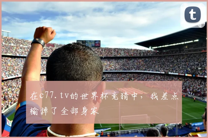 在c77.tv的世界杯竞猜中，我差点输掉了全部身家
