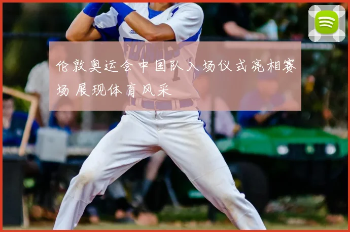 伦敦奥运会中国队入场仪式亮相赛场 展现体育风采