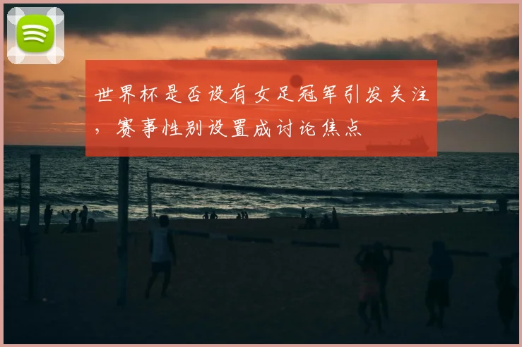 世界杯是否设有女足冠军引发关注，赛事性别设置成讨论焦点