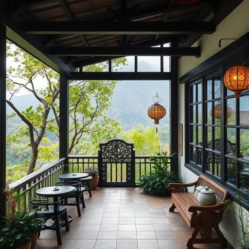 广州白云山脚下的茶肆