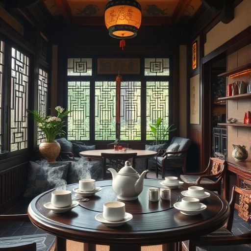广州喝茶工作室内部环境