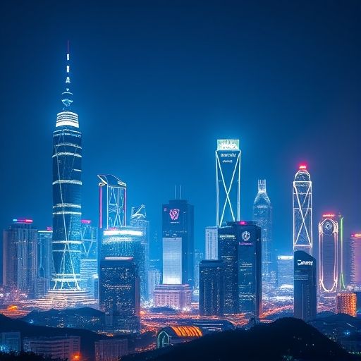 深圳中圈夜景
