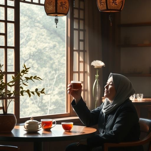 天河茶肆的悠闲时光