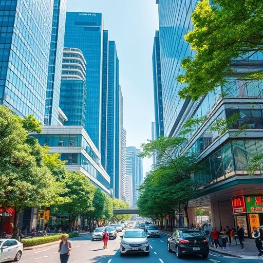 广州白云区街景