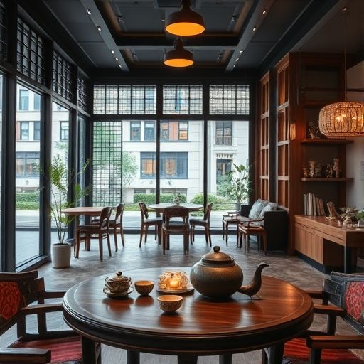 广州天河喝茶工作室室内环境