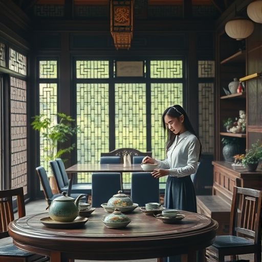 广州茶肆场景