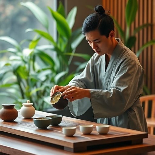 茶艺师冲泡嫩茶
