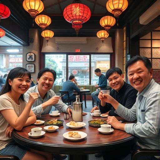 广州茶肆朋友聚会