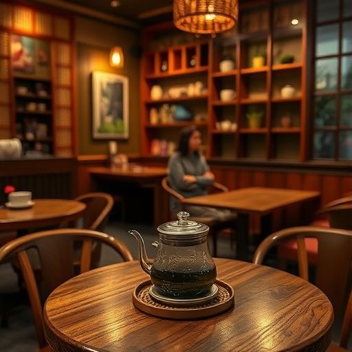天河区茶肆一景