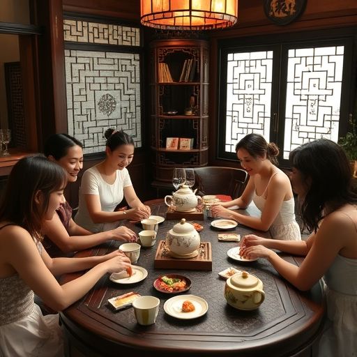 广州茶肆品茶