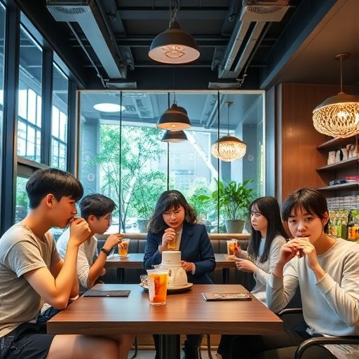广州现代茶饮店