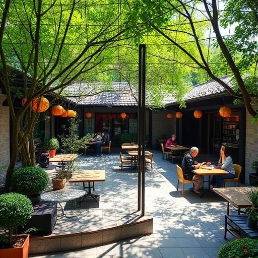 罗湖户外品茶花园