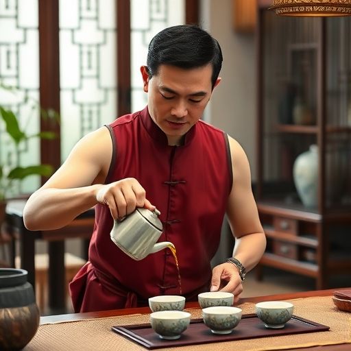广州品茶工作室茶艺师表演