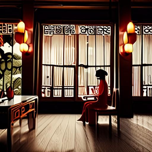 老字号茶肆的温馨内景