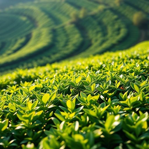 广州茶园采摘嫩茶