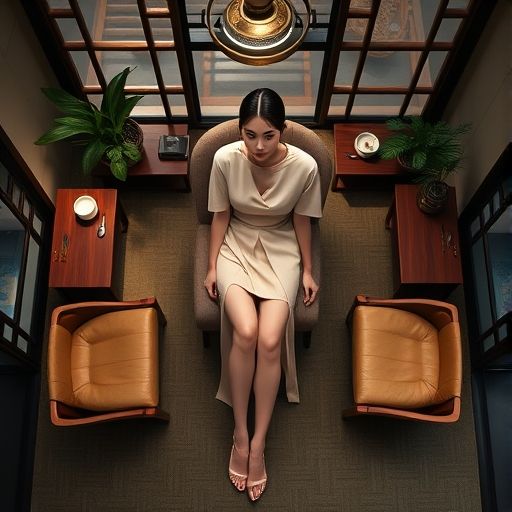 商务茶室场景
