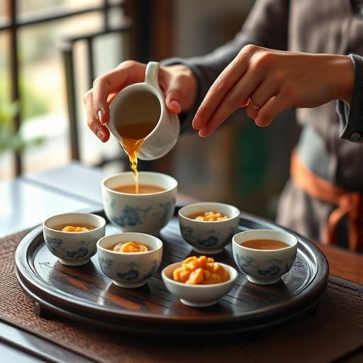 茶艺师冲泡茶叶与茶点搭配