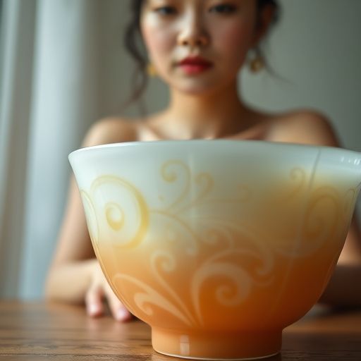 一杯清香嫩茶，杯中茶叶舒展