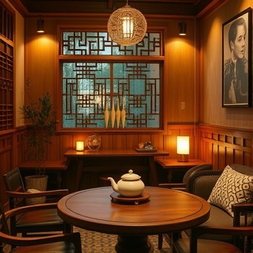 天河茶肆内部