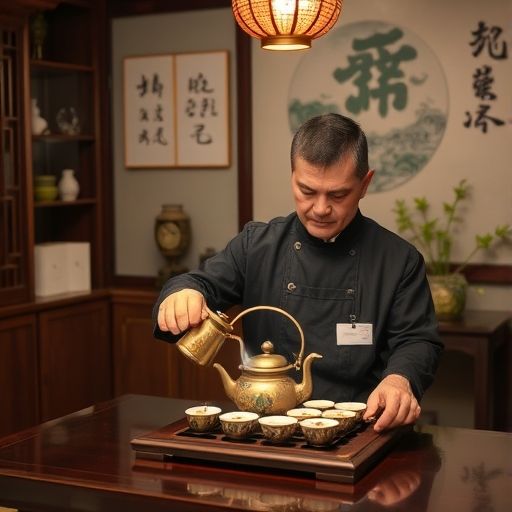 深圳光明喝茶工作室茶艺师泡茶