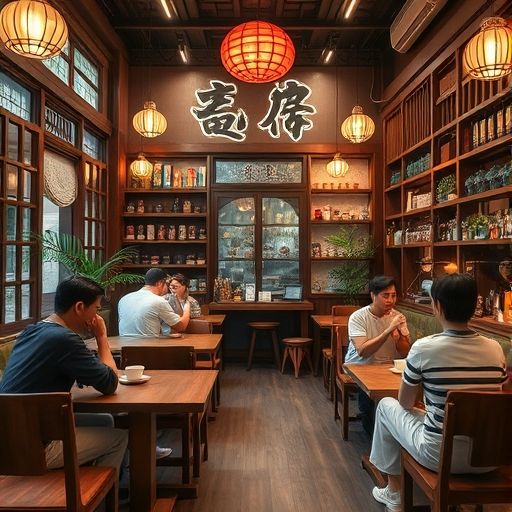 深圳茶肆温馨场景