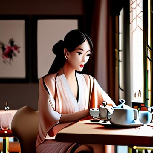 温馨的喝茶空间