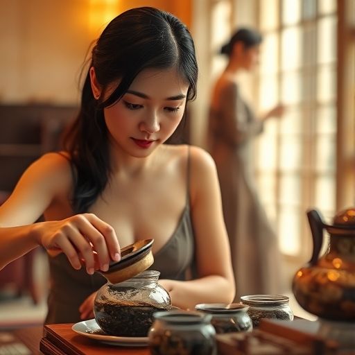 茶艺师专业操作场景