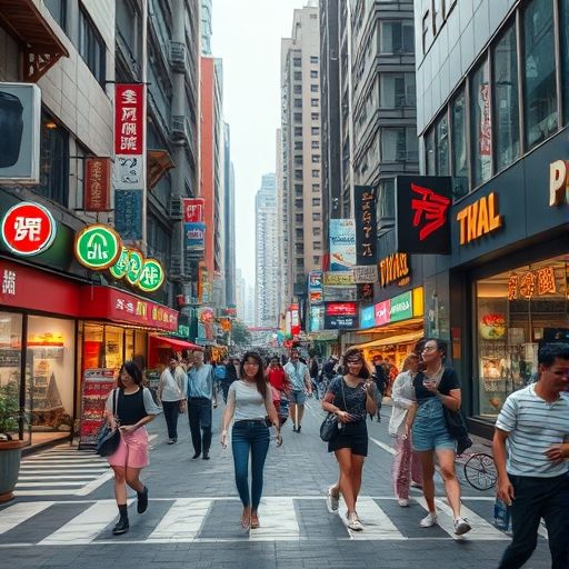 广州中圈外围繁忙街道