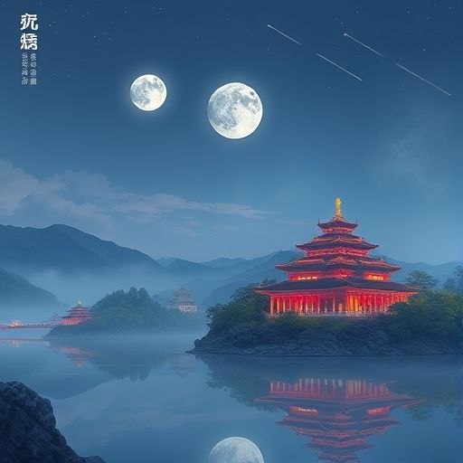 窗边喝茶的温馨画面