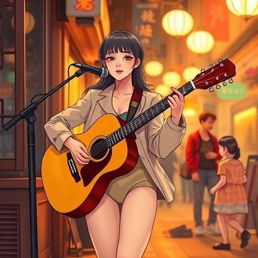 番禺街头文化表演