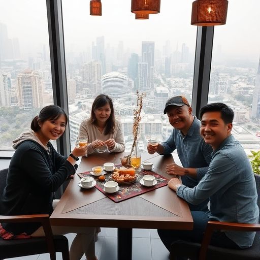 深圳朋友聚会喝茶场景