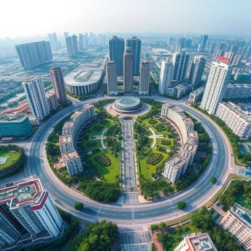 广州中圈外围航拍图