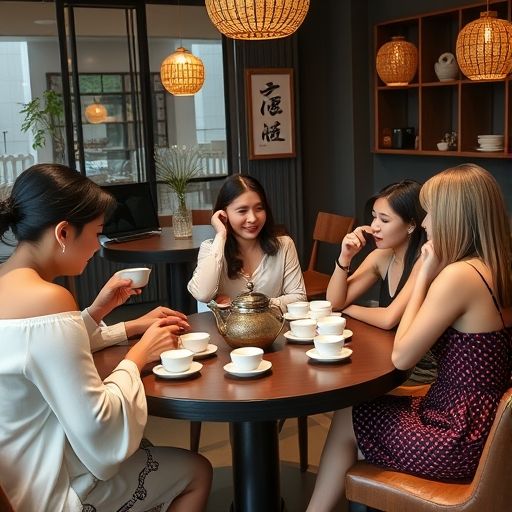 广州现代茶室品茶聚会