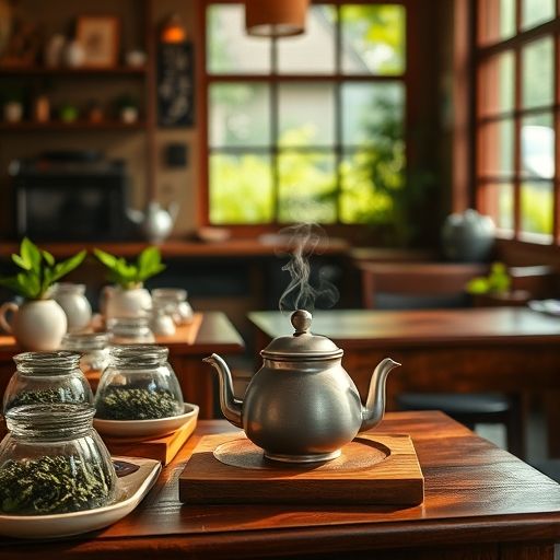 福田区茶肆内部