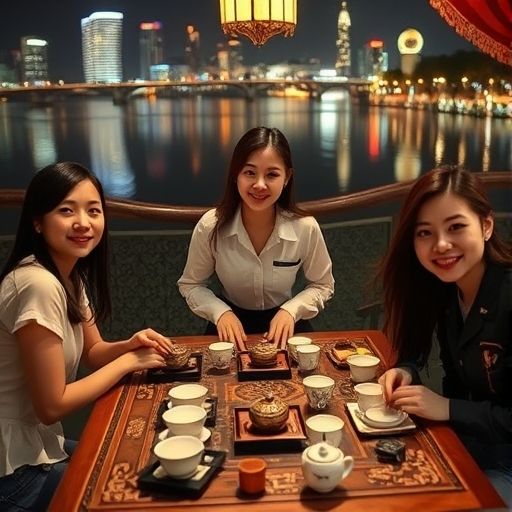 朋友聚会品茶