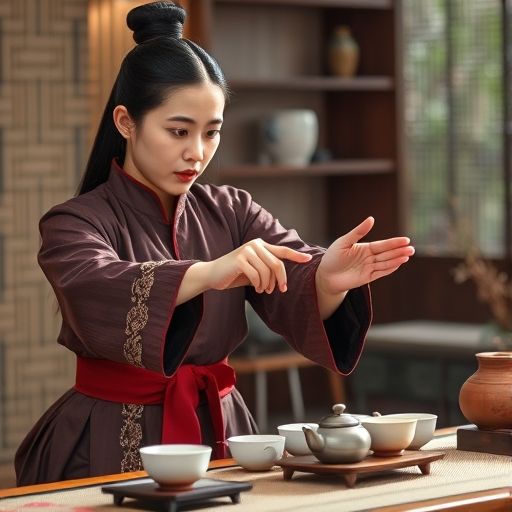 茶艺师表演工夫茶