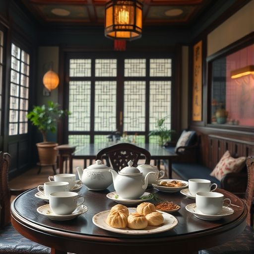 广州茶肆内部