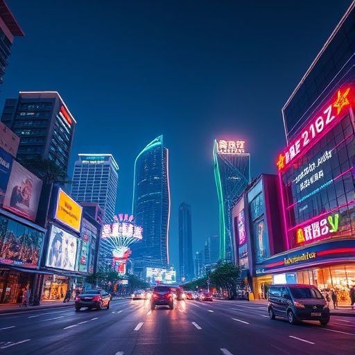 广州夜生活场景