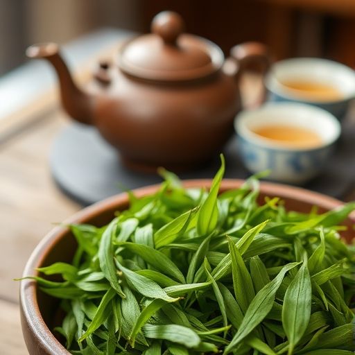 新茶近景