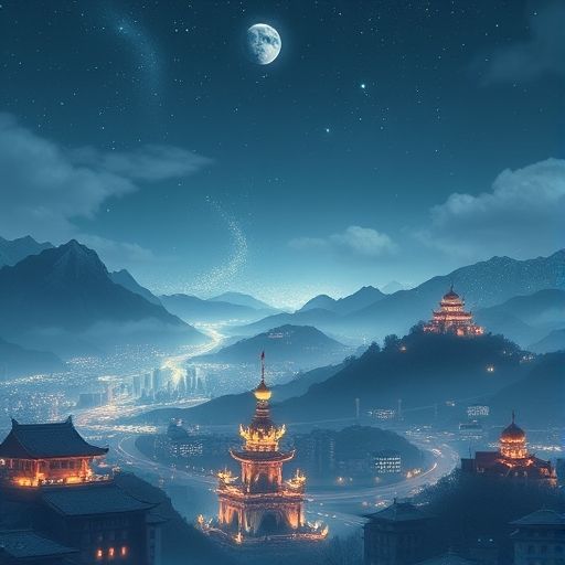 广州城市夜景