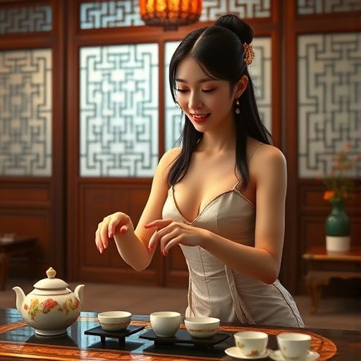 宝安茶艺表演现场