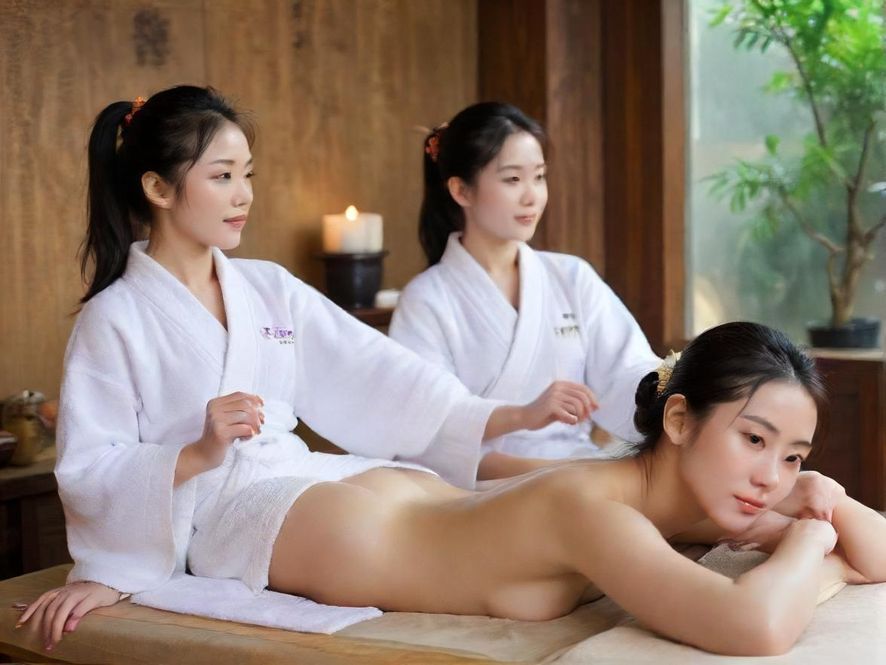 恒悦会馆3号豪华SPA房间，柔和灯光营造出温馨宁静的氛围，现代奢华的设计细节随处可见，让人心旷神怡。