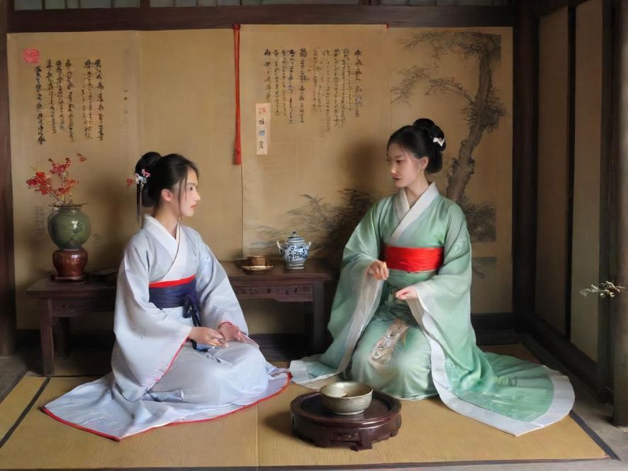 广州私密会所内部奢华中式茶室