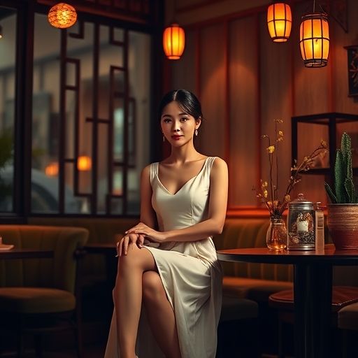 舒适私密的休闲空间一角