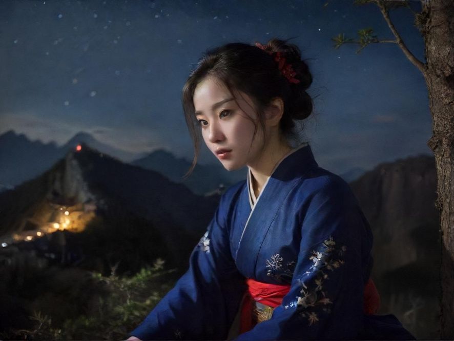 佛山夜场街景夜色