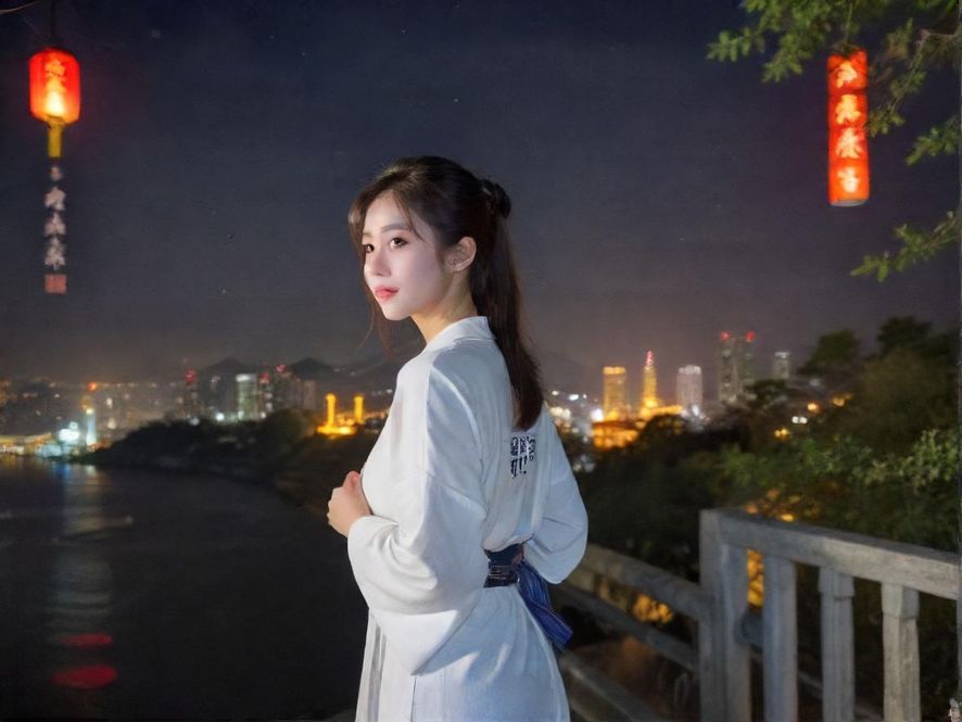 探索深圳夜色信息的手机屏幕