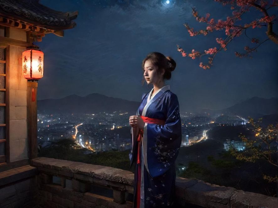 广州夜场会所的迷人夜景