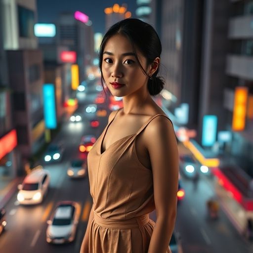 广州天河璀璨的夜景，暗示着都市的另一面
