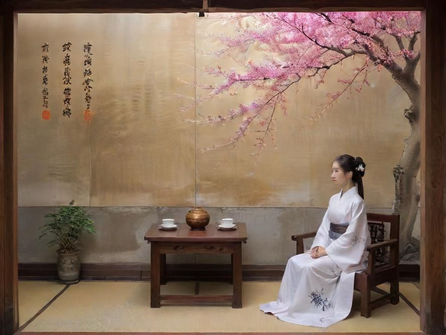 专业的按摩师正在为顾客进行背部按摩，手法轻柔而有力，房间内光线温暖，营造出宁静放松的氛围。